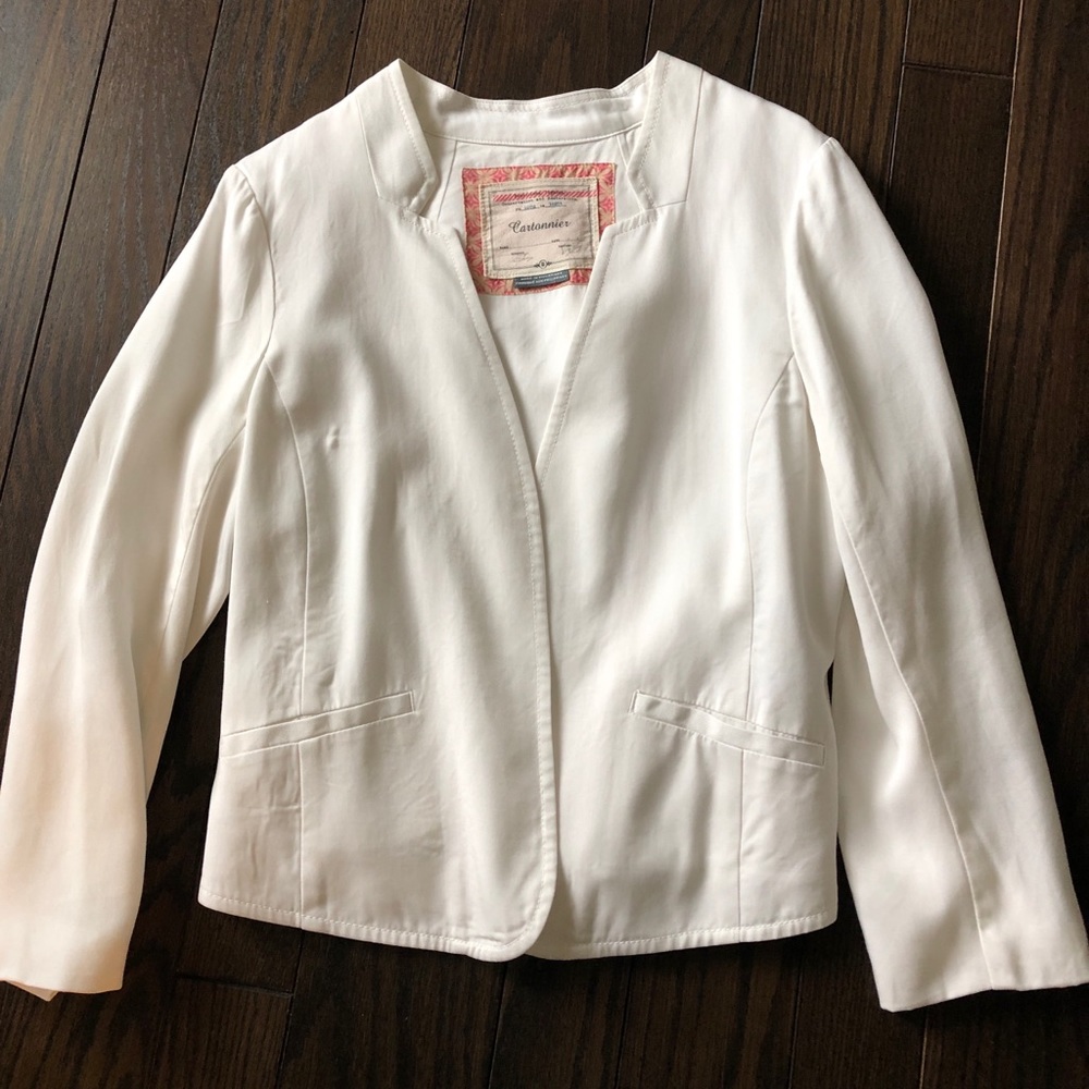 Anthropologie Cartonnaire Blazer. Cute Tulip Back